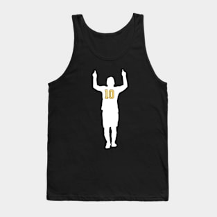 Messi Silhouette (White) - Lionel Messi Tank Top